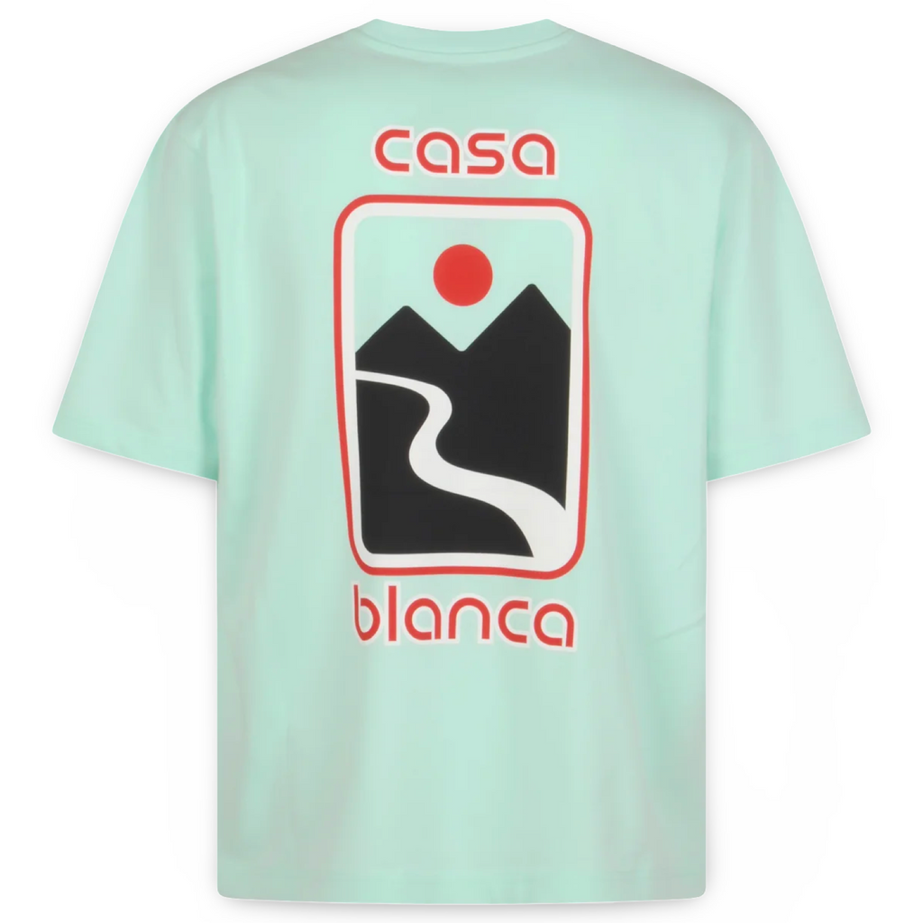 Casablanca Sunset Valley Logo T-Shirt 'Mint'