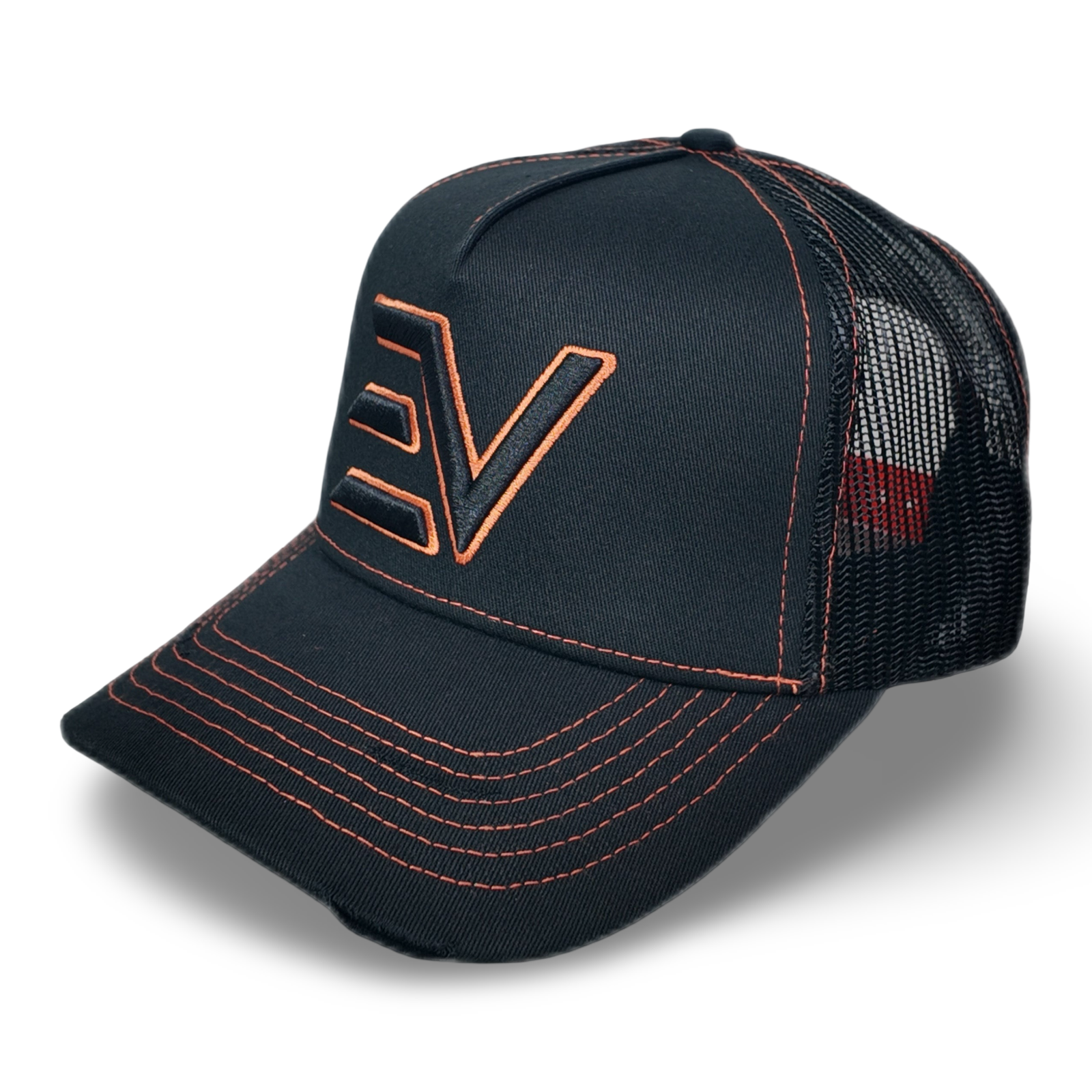 Envi-1 EV Logo Cap ‘Black/Orange Stitch’