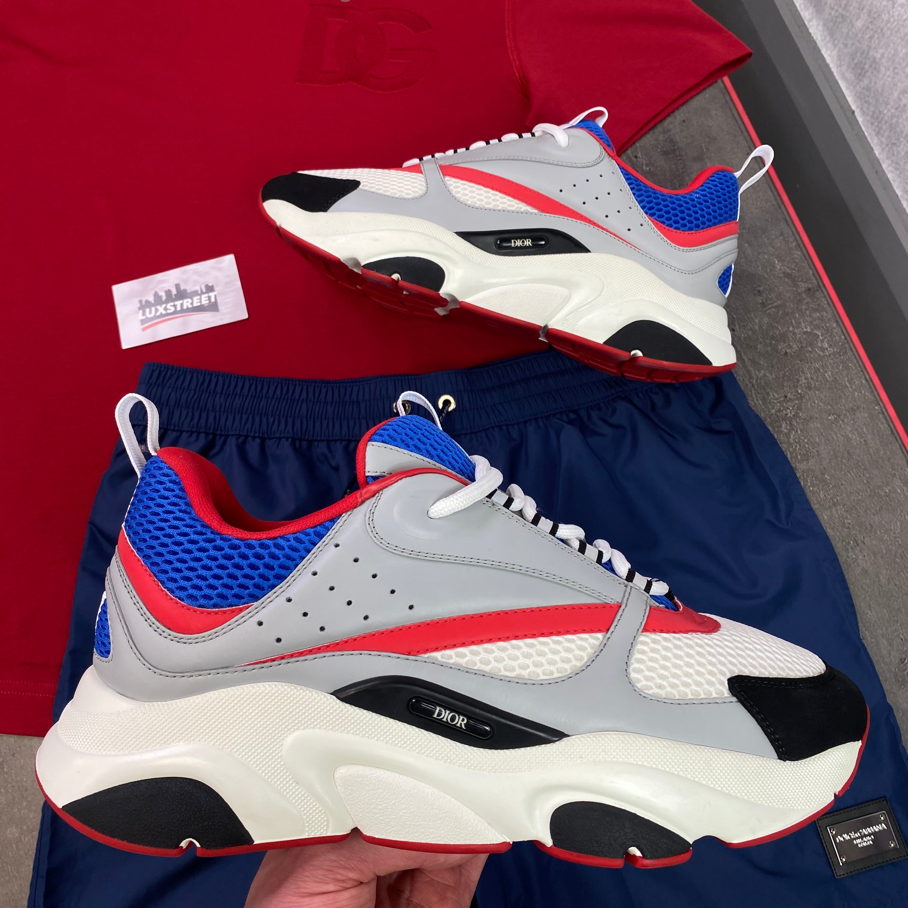 Dior B22 Sneakers ‘Blue/Red’