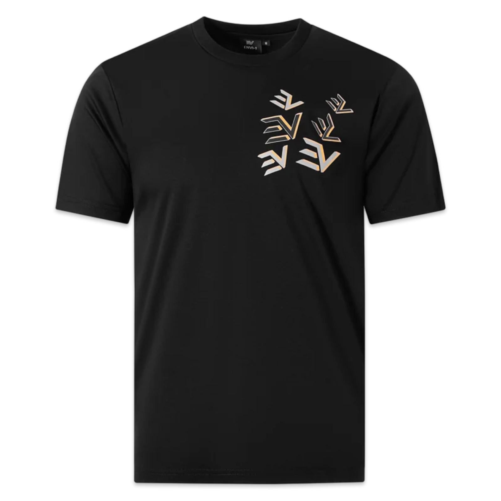 Envi-1 Jigsaw Logo T-Shirt 'Black/Grey/Orange’