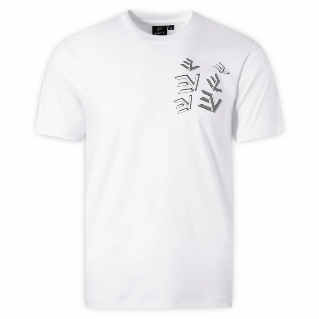 Envi-1 Jigsaw Logo T-Shirt 'White/Grey’