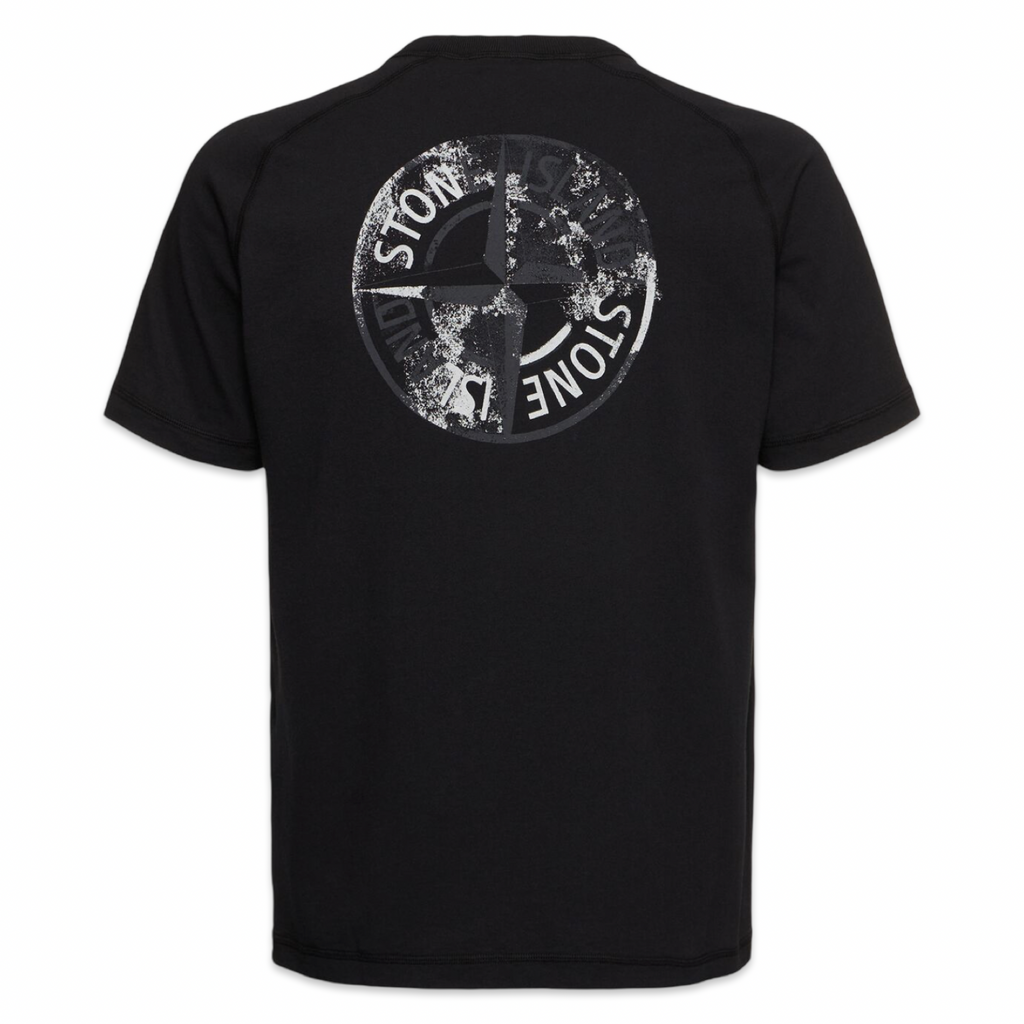 Stone Island Logo T-Shirt 'Black’