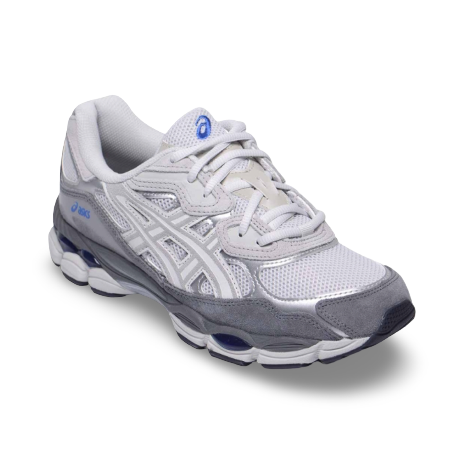 Asics Gel Trainers 'Gravel Grey/Blue'