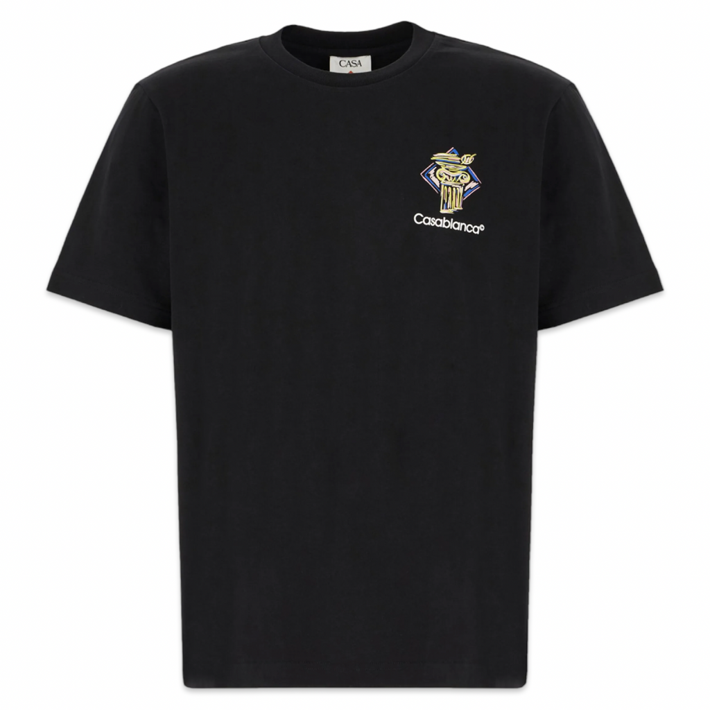 Casablanca Diamond Column Logo T-Shirt 'Black'