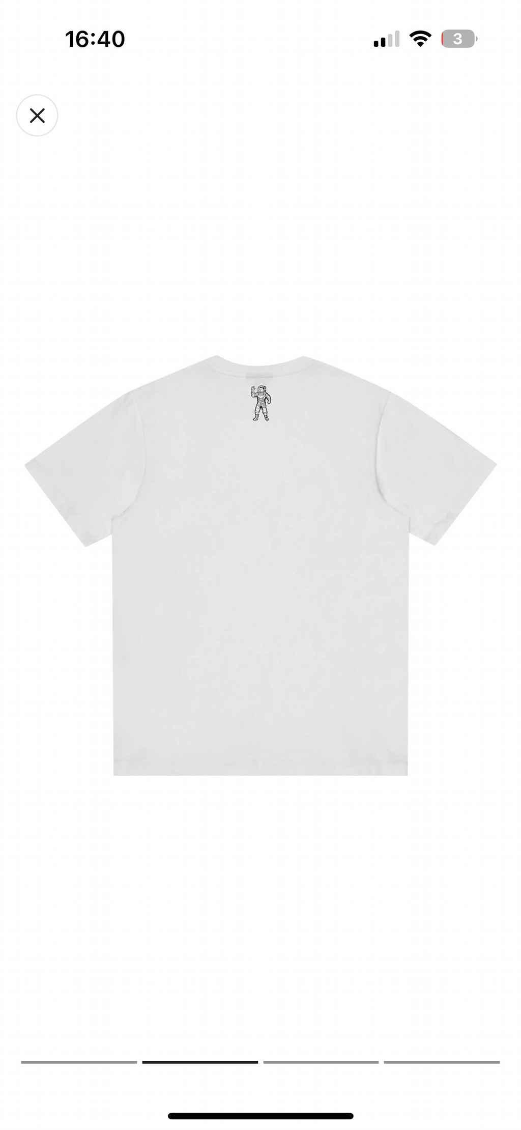 Billionaire Boys Club Space Logo T-Shirt 'White'
