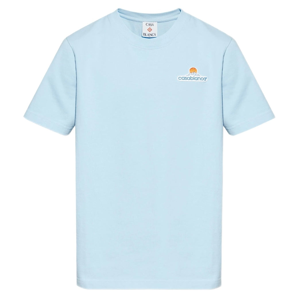 Casablanca Logo T-Shirt 'Baby Blue'