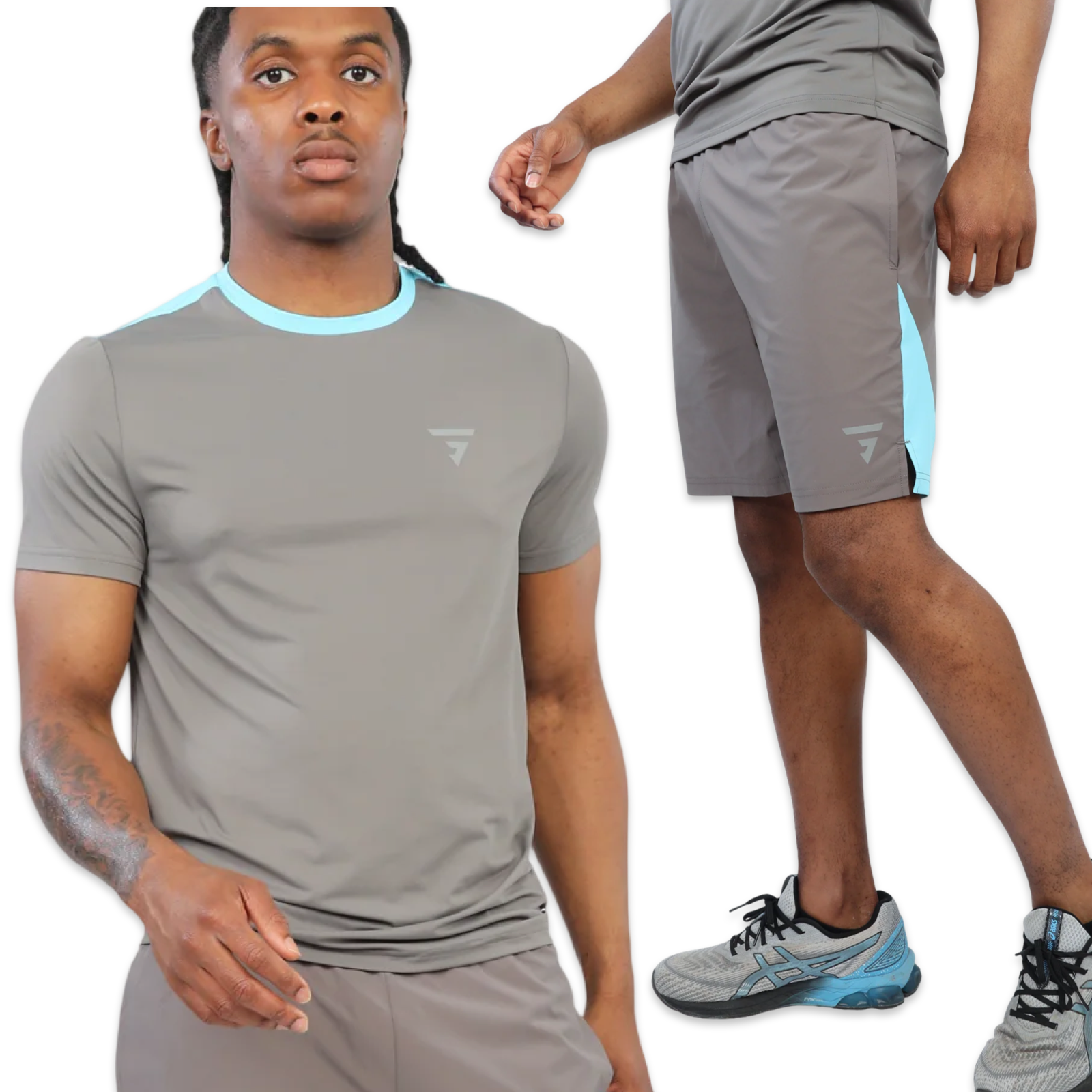 Griid Pulse Set ‘Grey/Ice Blue’