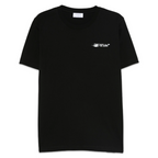 Off-White Smudged Arrow Logo T-Shirt 'Black'