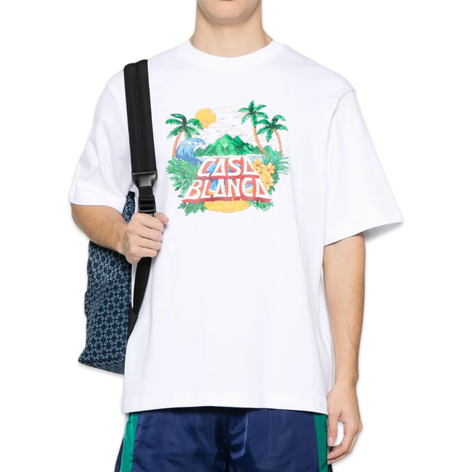 Casablanca Beach Wave Oversized T-Shirt 'White'