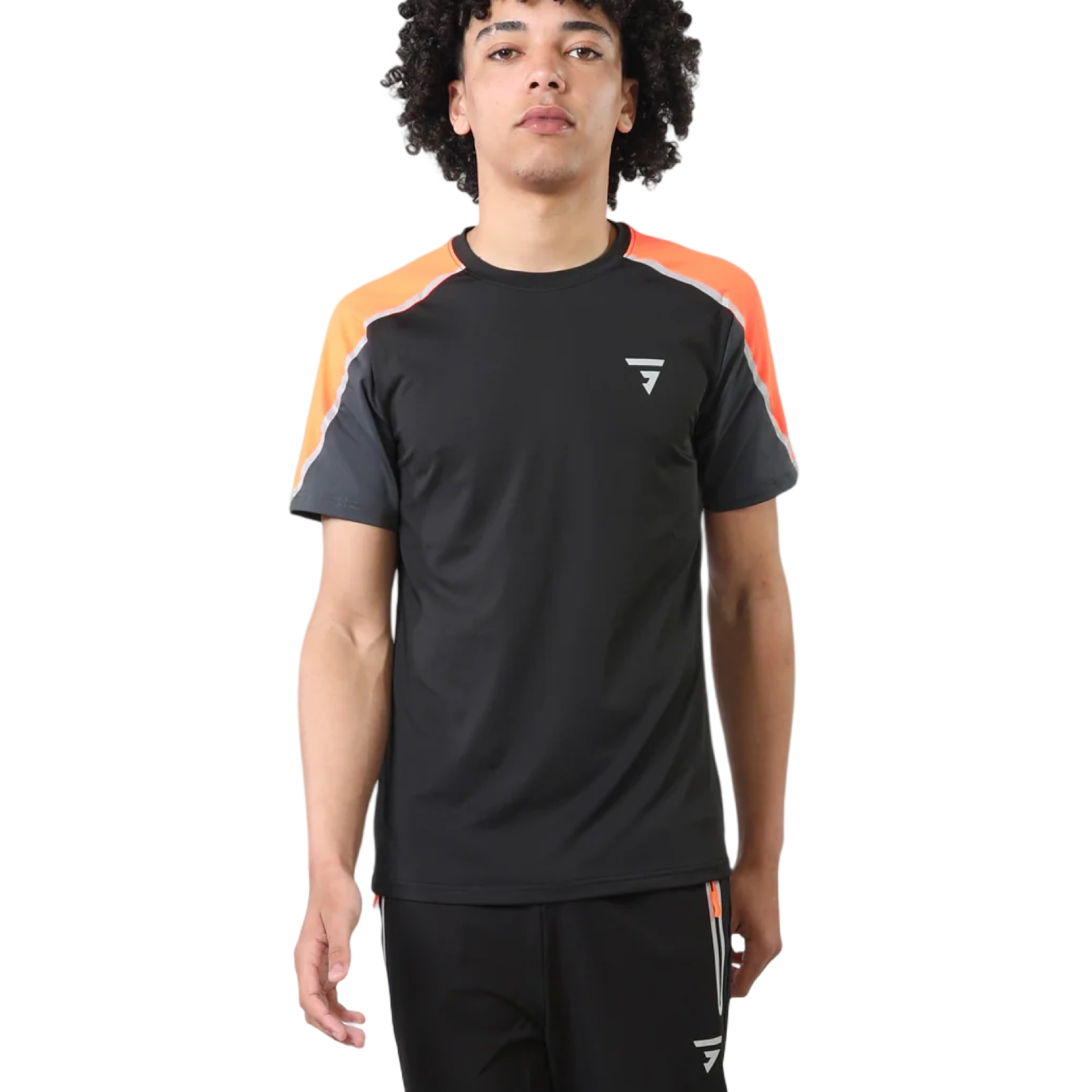 Griid Reflect T-Shirt 'Black/Orange'
