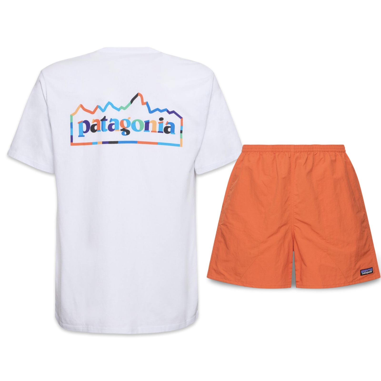 Patagonia Shorts & Tee Set ‘Orange’