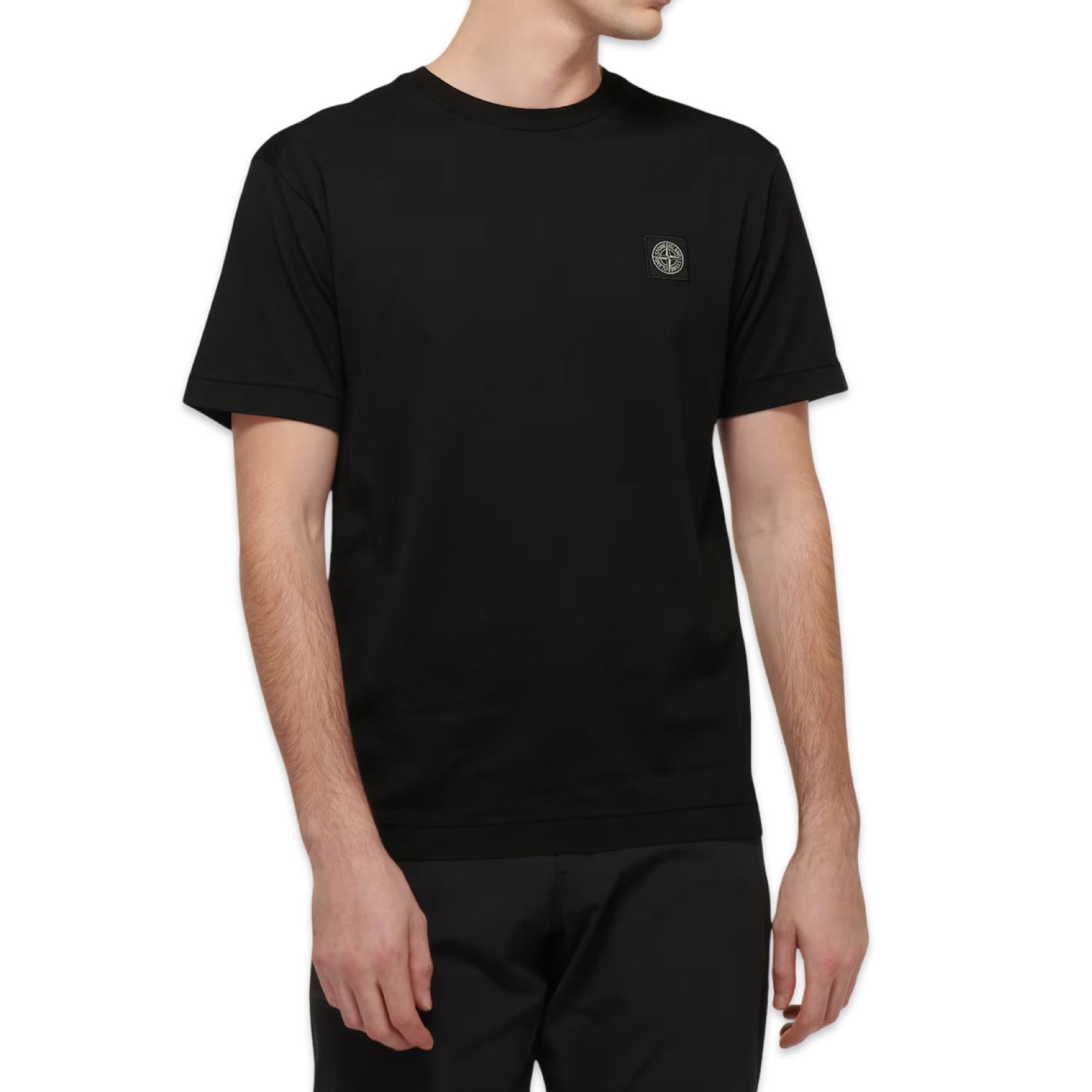 Stone Island Small Compass Logo T-Shirt 'Black'