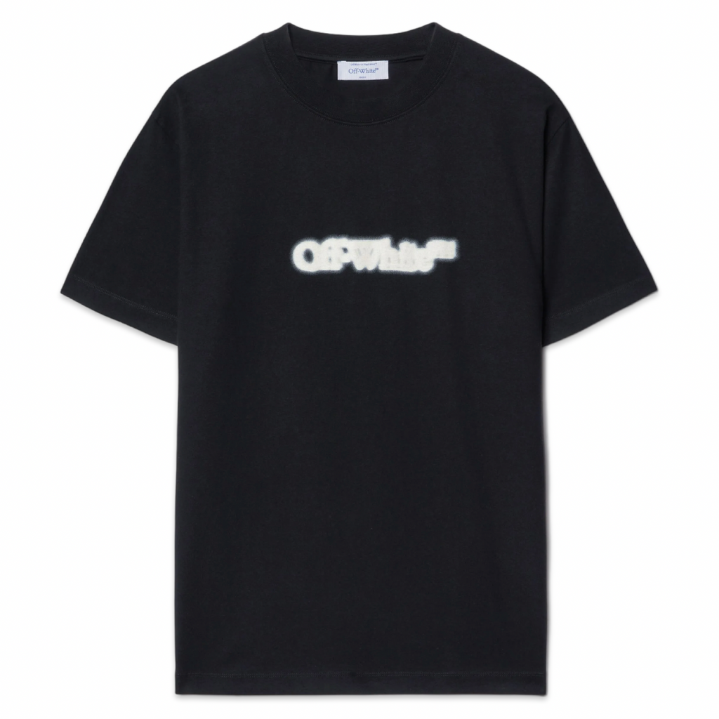 Off-White Spray Back Arrow Logo 'Black/White'