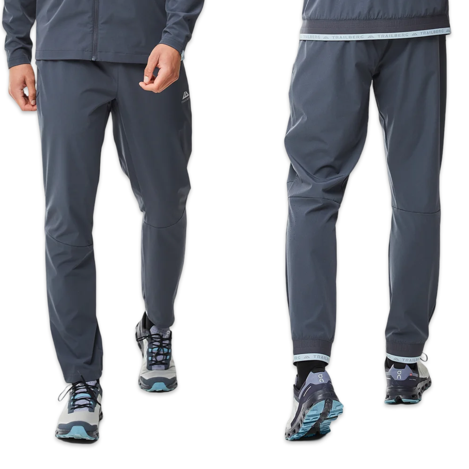 Trailberg Tech 2.0 Tracksuit 'Grey Baby Blue’
