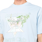 Casablanca Tennis Club T-shirt 'Baby Blue’