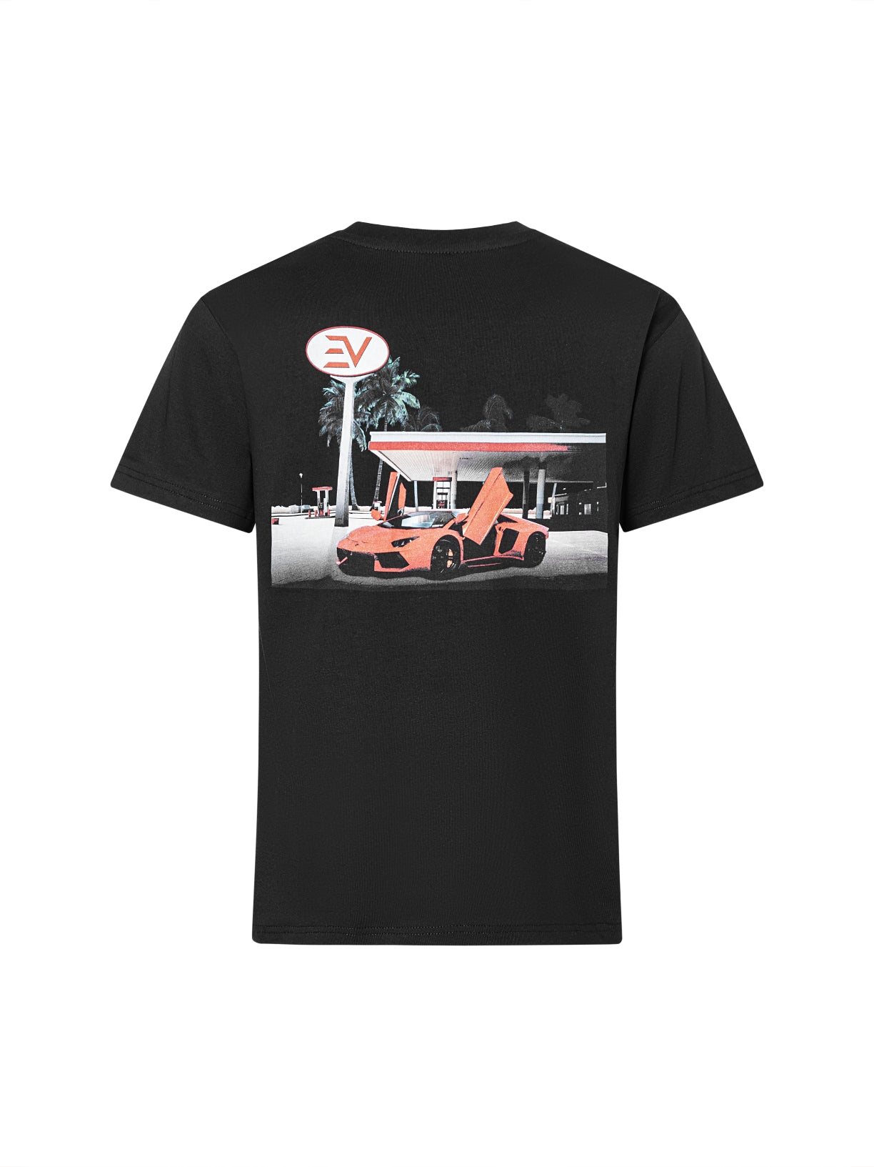 Envi-1 EV Gas Station T-shirt  'Black/Red'