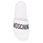 Moschino Logo Slides 'White'