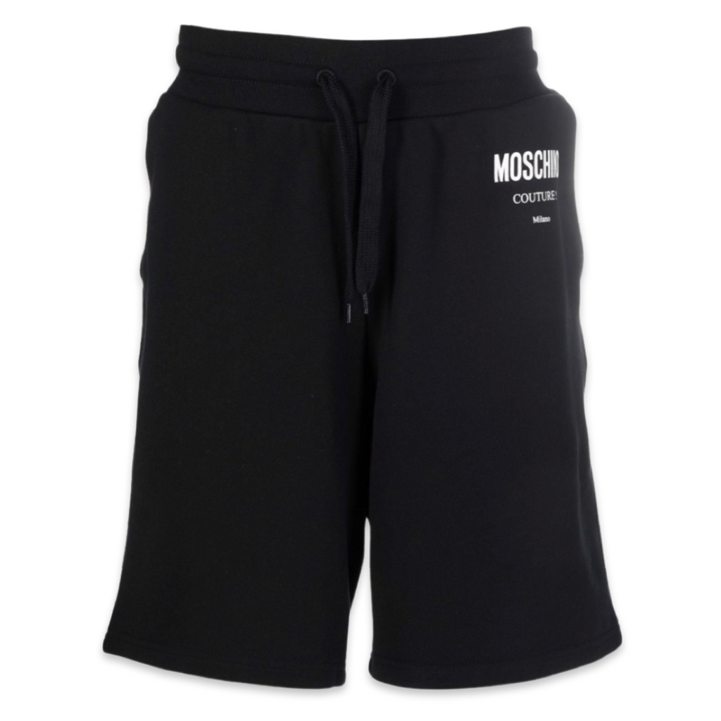 Moschino Couture Cotton Shorts Black