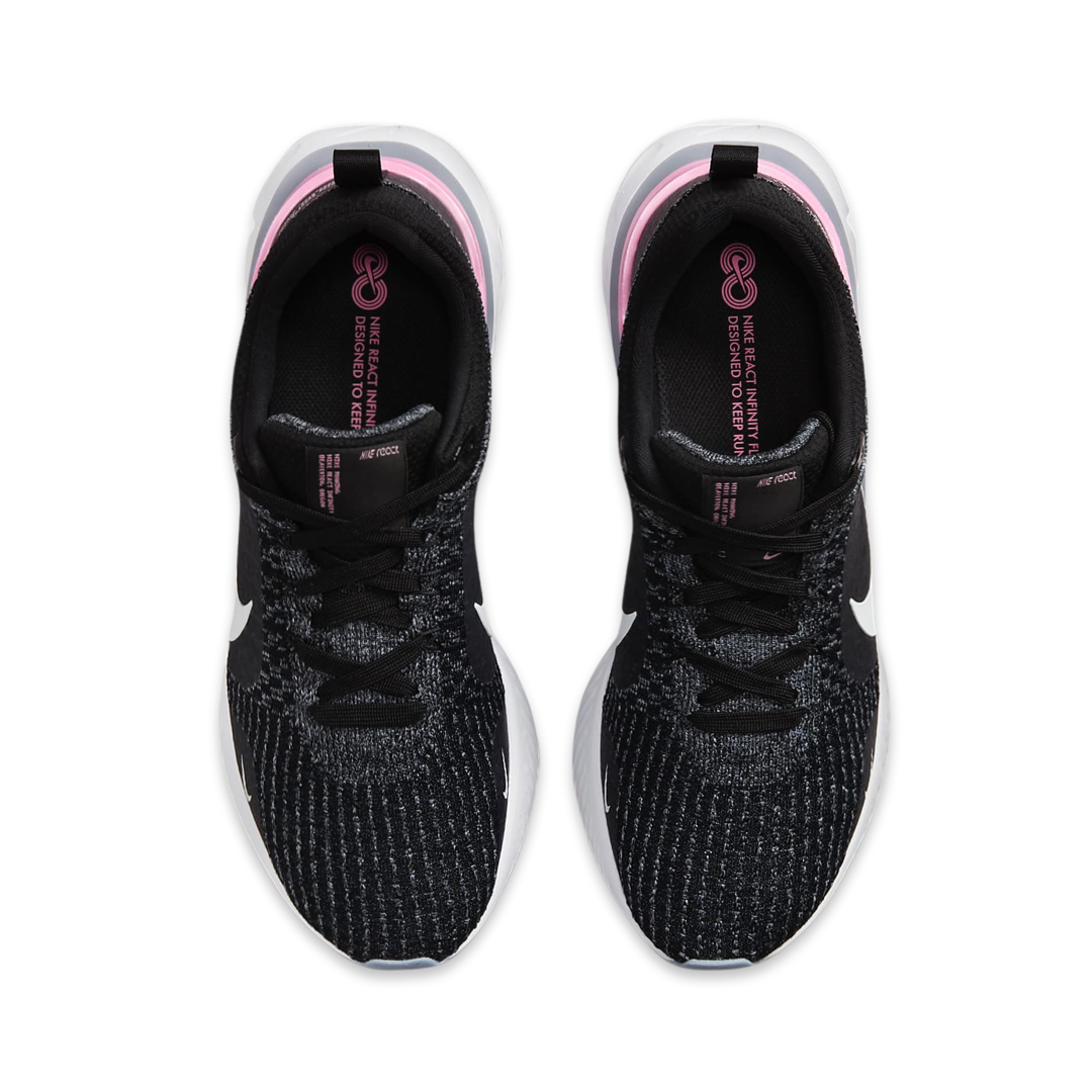 Nike React Flyknit 'Black/Pink'