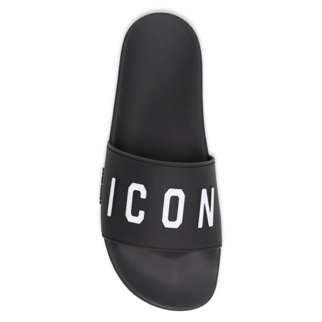 Dsquared2 Icon 3D Logo Slides ‘Black’