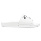 Moschino Smiley Logo Slides 'White'