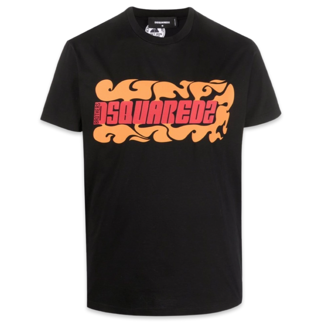 Dsquared2 Graphic Logo T-Shirt 'Black'